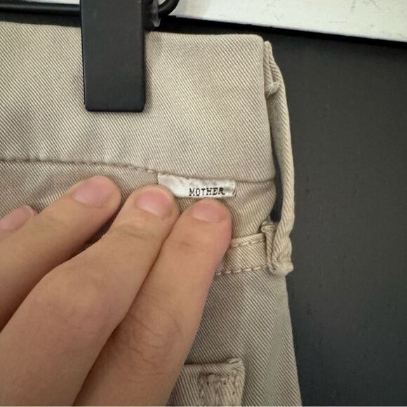 Mother Denim Jeans The Looker Ankle Fray A Run in the Park Hazelnut sz 30 - Picture 5 of 7